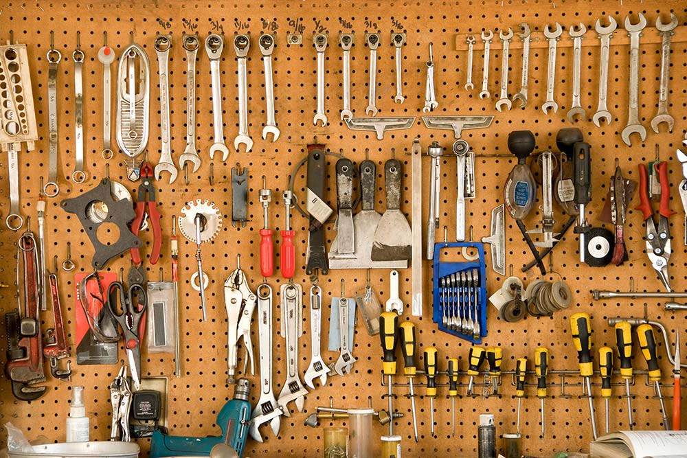 Maintenance tools seen after preforming home inspection services